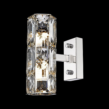 Светильник настенный Никель/Прозрачный G4 2*5Вт WE156.02.101 WERTMARK