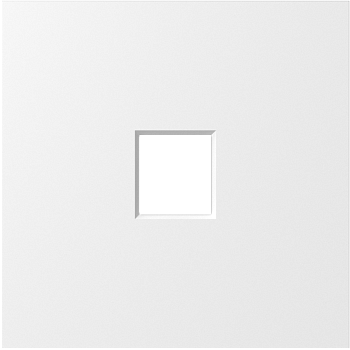 Donel S08 матовый белый накладка 1-я для розеток RJ45,TV,SAT,HDMI, серия DB