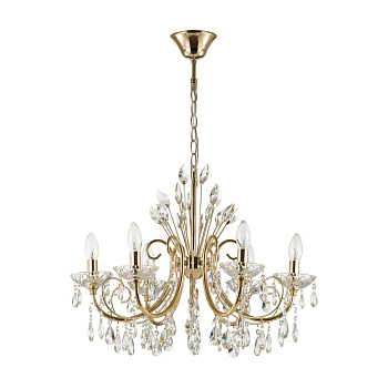 Люстра E14 6*40W VERSIA золотой/хрусталь ODEON LIGHT