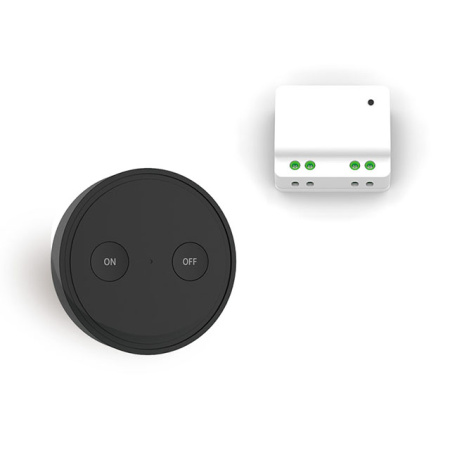 Беспроводной выключатель света на 1 линию Черный LoraTap