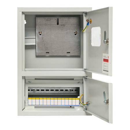 Щит учетно-распред, навесной ЩУРн-1/14 (Э) два отсека (БУР) (450х310х120) IP31 PROxima EKF