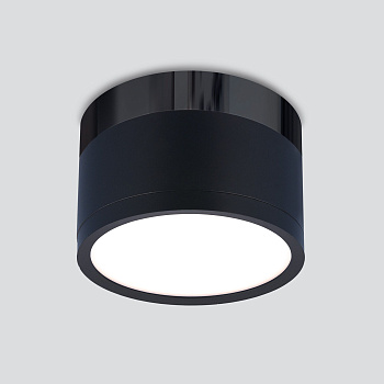 Накладной акцентный светодиодный светильник 10Вт 4200К хром/черный, черный матовый IP20 (a040667) Elektrostandard