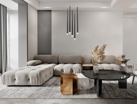 Подвесной светильник LED 31Вт Черный IP20 Cascade MOD132PL-L30BK Maytoni