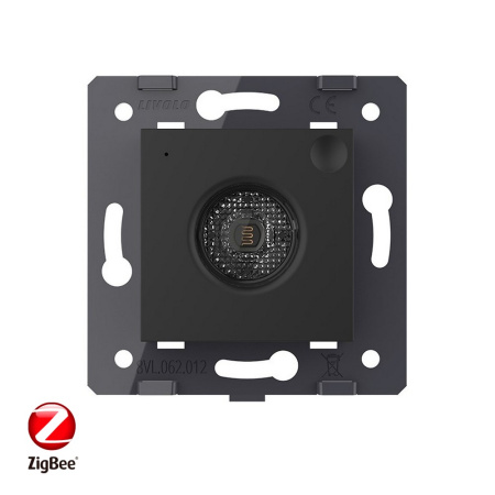 Датчик шума и освещенности ZigBee, цвет черный (механизм) Livolo