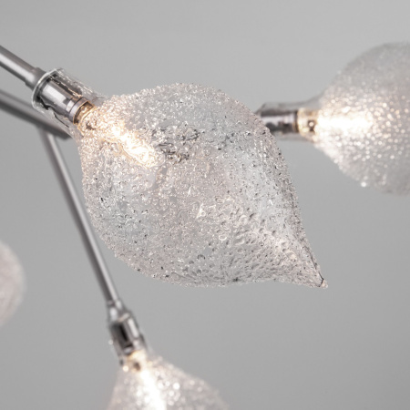 Подвесная люстра с плафонами 27*G4 3Вт серебряный IP20 Boccio (546 серебро) Bogate's