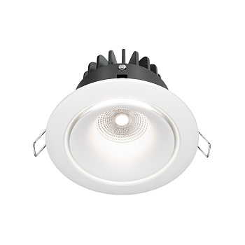 Встраиваемый светильник LED 12Вт Белый IP20 Downlight DL031-L12W4K-D-W Technical Maytoni