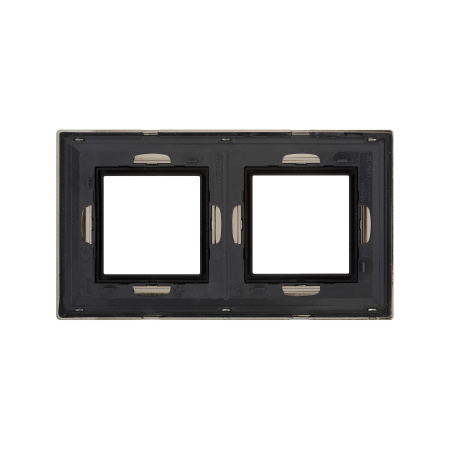 Рамка из металла, "Avanti", никелированная, 2 поста (4 мод.) DKC