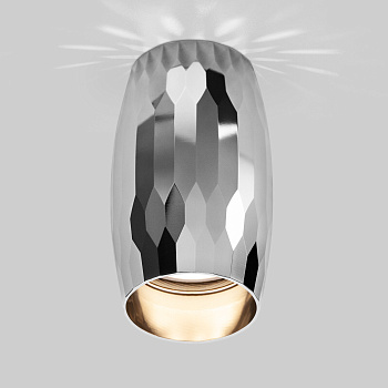 Накладной акцентный светильник 1*GU10 хром IP20 (a057134) Elektrostandard