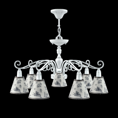 Люстра 7*E14 40Вт Матовый Белый IP20 Provence 2 E4-07-WM-LMP-O-8 Maytoni