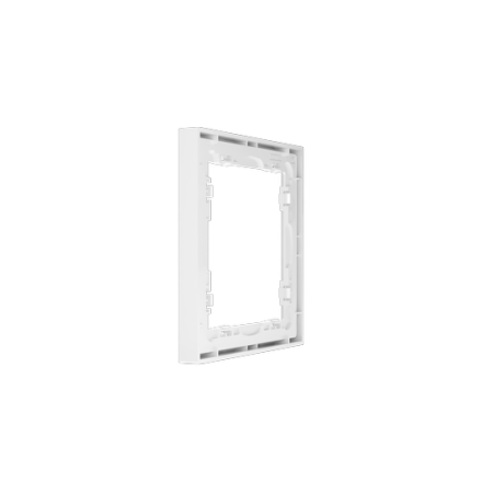 Рамка пластиковая Voltum S70 на 1 пост, (белый глянцевый)