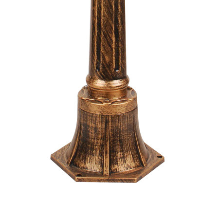 Светильник садово-парковый Feron PL626 столб 60W 230V E27 205*180*1050мм, черное золото