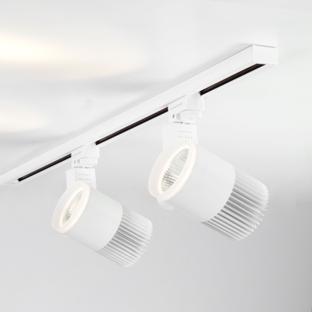 Трековый светодиодный светильник для однофазного шинопровода 30Вт 4200К белый IP20 Accord (a039567) Elektrostandard