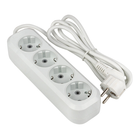 Удлинитель "Эксперт" 4 гнезда 3 метра 16А/3,5кВт с заземлением ПВС 3х1 PROxima EKF