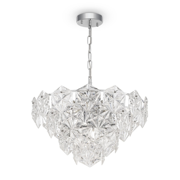 Подвесной светильник 9*E14 60Вт Хром IP20 Molly FR1004PL-09CH Freya