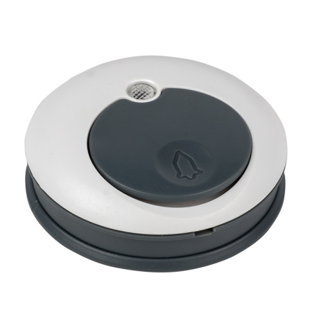 Звонок беспр, в розетку Powerself (230В, бел,-сер, 51 мелод, с индик, 4 ур)  EKF