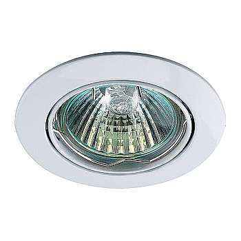 Встр.св-к IP20 GX5.3 50W 12V CROWN белый свет NOVOTECH