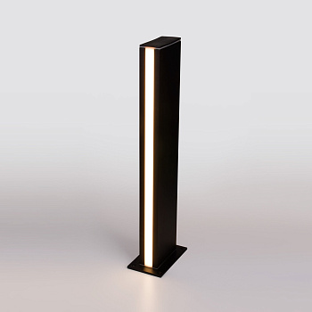 Ландшафтный светодиодный светильник 12Вт 4000К черный IP54 Flat (a053316) Elektrostandard