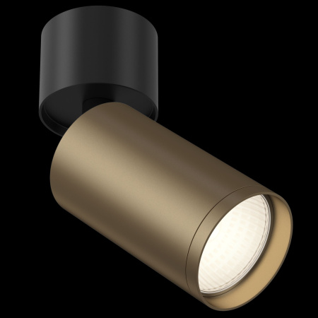 Потолочный светильник 1*GU10 10Вт Черный и Бронза матовая IP20 FOCUS S C050CL-1BBZ Technical