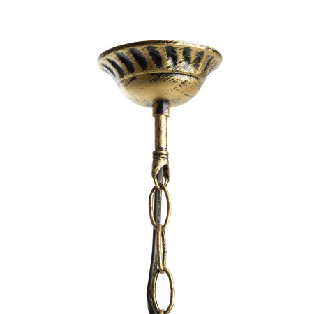 Светильник садово-парковый Feron 6205/PL6205 шестигранный на цепочке 100W E27 230V, черное золото