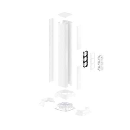 Алюминиевая колонна 0,71 м, цвет белый DKC