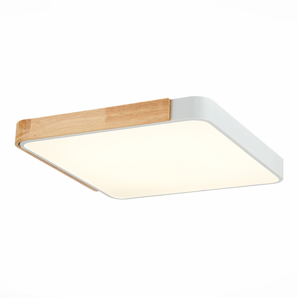 Светильник потолочный Белый, Светлое дерево/Белый LED 1*42Вт 3000K/4000K/6000К SLE201252-01 EVOLUCE