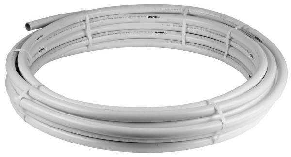 Труба металлопластиковая, 32мм, толщ. стенки 3мм, мет. слоя 0,3мм, макс. давл/10атм при т-ре 95 град, 50 м ЗУБР