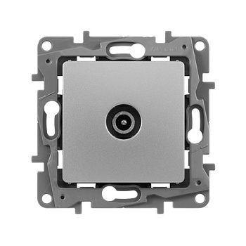 Etika Механизм розетки без лицевой панели СУ TV одиночная . алюминий IP20 Legrand