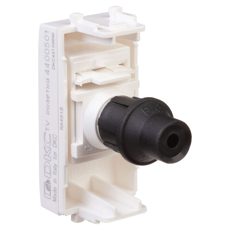 Розетка TV одиночная модульная, "Avanti", "Белое облако", 1 модуль DKC