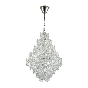 Люстра E14 10*40W TALERTI хром/прозрачный/стекло B ODEON LIGHT