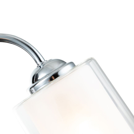 16-40 Светильник декоративный, настенный, "Классик", 1хЕ27, 60Вт, 230В/50Гц, 240х190мм, металлическое основание, стеклянный плафон, хром, к... APEYRON