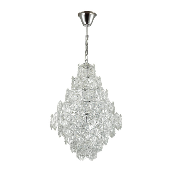 Люстра E14 10*40W TALERTI хром/прозрачный/стекло B ODEON LIGHT