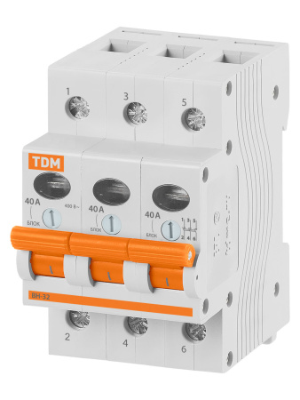 Выключатель нагрузки ВН-32 40А 3п