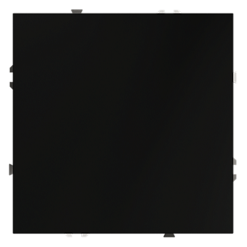 Заглушка Voltum S70 с суппортом, (черный матовый)