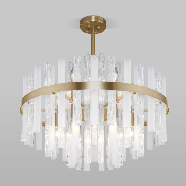 Потолочная люстра умный дом 9*E14 60Вт латунь IP20 Hollis (368/9 Smart латунь) Bogate's