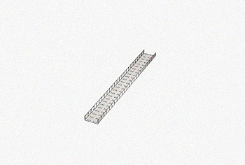 Лоток замковый перфорированный ЛМЗ 150х50х3000 УТ1,5, оцинкованный лист, S1,2
