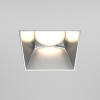Встраиваемый светильник 1*GU10 20Вт Матовое Серебро IP20 Downlight DL051-01-GU10-SQ-WS Technical Maytoni