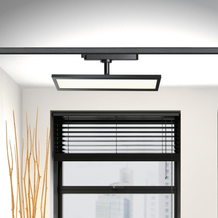 Св-к трековый однофазный IP20 LED 4000К 24W 220V VOLO черный NOVOTECH