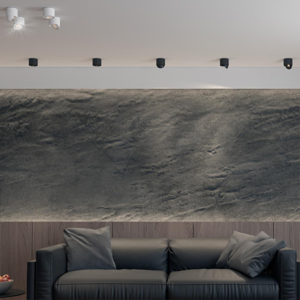 Св-к накл.св/д IP20 LED 9W 770Лм 4000K 220V GESSO черный NOVOTECH