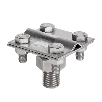 Зажим прута на штыре, пластина d(56x56)мм Ni PROxima EKF Зажим прута на штыре, пластина d(56x56)мм Ni PROxima EKF