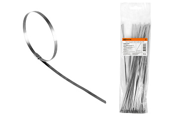 Хомут стальной ХС (304) 7,9х400 (50шт) TDM Хомут стальной ХС (304) 7,9х400 (50шт) TDM