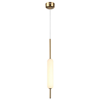 Подвес LED 12W REEDS бронзовый/белый ODEON LIGHT