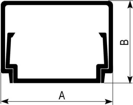 Короб для кондиционера (основание+крышка) 42х40 мм DKC