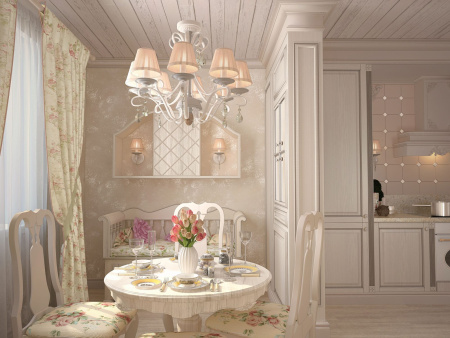 Люстра 8*E14 40Вт Бежевый IP20 Brionia ARM172-08-G Maytoni