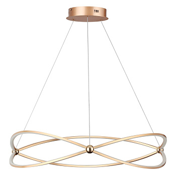 Люстра LED 4000K 54W 220V LESLA золотой/прозрачный ODEON LIGHT