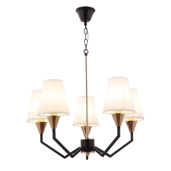 Люстра 5*E14 40Вт Черный IP20 Allegra FR5001PL-05B Freya