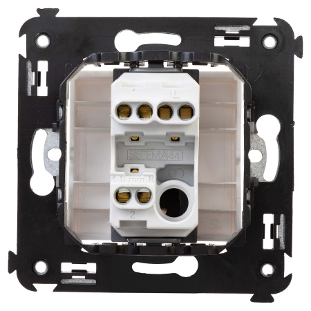 Переключатель одноклавишный в стену, "Avanti", "Белое облако" DKC