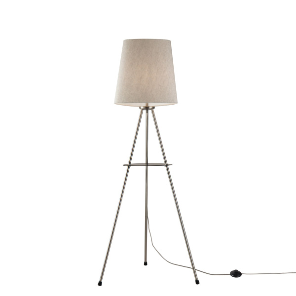 Торшер 1*E27 40Вт Никель IP20 Comfort MOD008FL-01N Maytoni