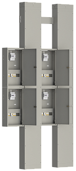 Устройство этажное распред. УЭРМ-41 на 4 кв. с 1ф вводом характер. D IEK