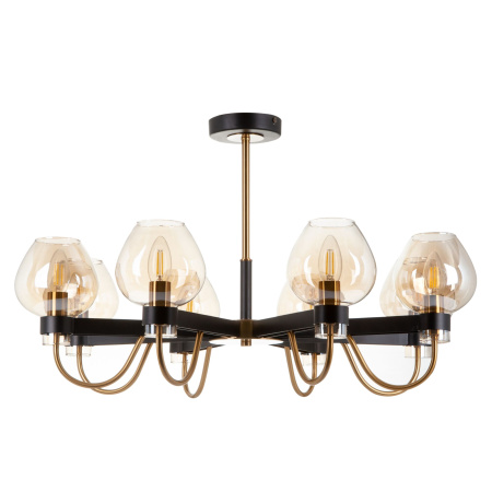 Люстра 8*E14 60Вт Черный IP20 Tara FR5028PL-08B Freya