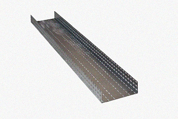 Лоток перфорированный ЛМ 200х50х2500 У3, окрашенный, S1,5